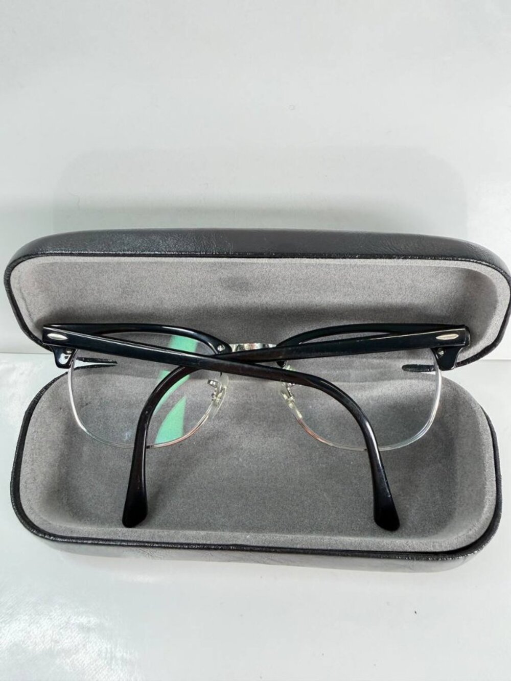 Ray-Ban RB5154 Eyeglasses – Classic Half-Rim Style – With Hard Case